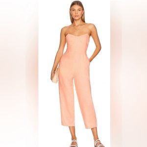 NWT ACACIA Swim wear Teddy Jumpsuit in Currant (Color) medium size